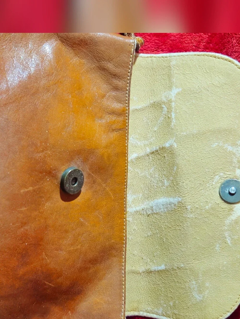 Furla Brown Leather Crossbody with Croc-Texture Flap